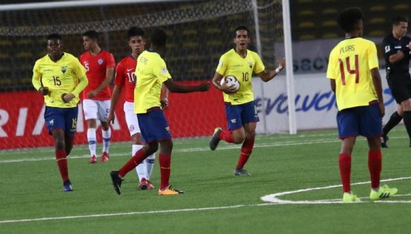 [VIDEO] Chile deja escapar la victoria y cae ante Ecuador en el Sudamericano Sub 17