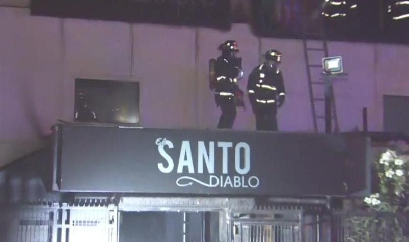 [VIDEO] Investigan intencionalidad de incendio en discoteca de Puente Alto