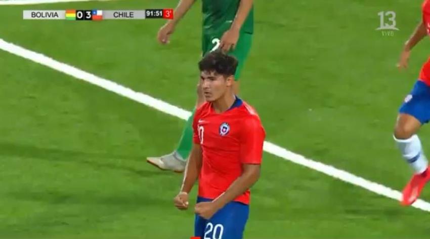 [VIDEO] Luis Rojas cierra la goleada de Chile sobre Bolivia en el Sudamericano Sub 17