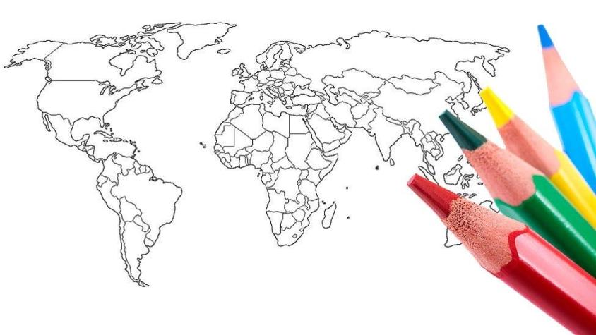 ¿4 colores serían suficientes para pintar un mapa sin que ningún país vecino tenga el mismo color?