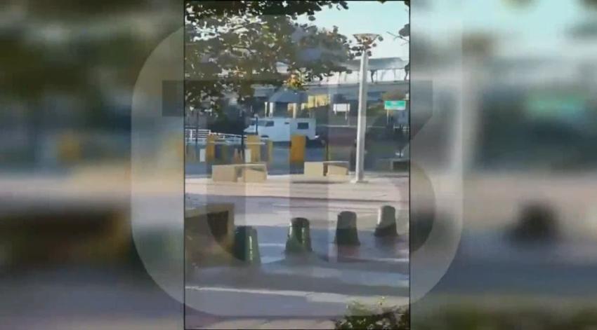[VIDEO] Registro muestra momento exacto de robo a camión de valores en Talcahuano