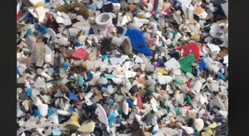 [VIDEO] "Olas de plástico" y basura afectan a una playa en las islas Canarias