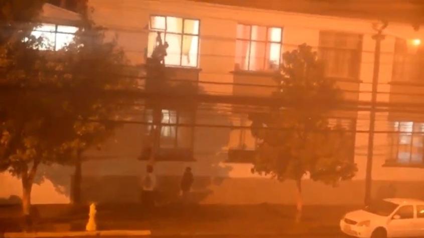 [VIDEO] Captan huida de adolescente desde hogar de menores en Concepción