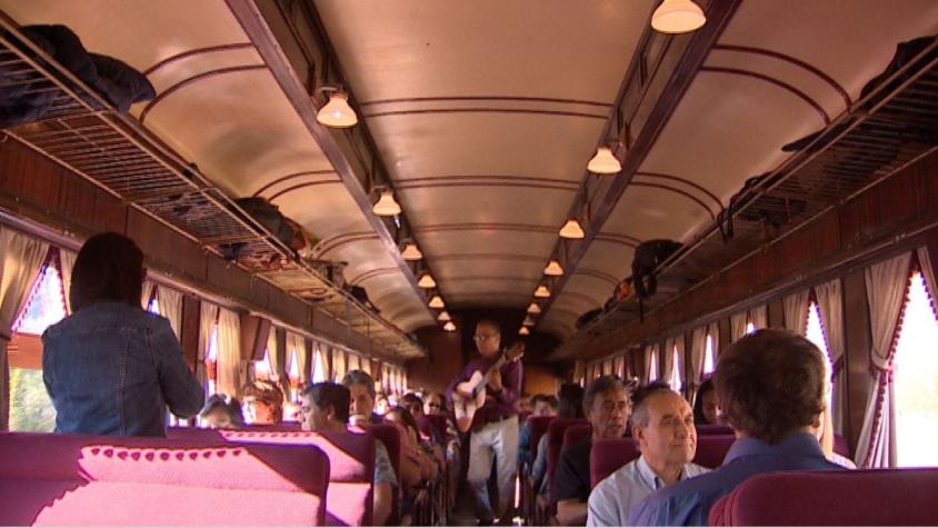 [VIDEO] Tren del recuerdo reinaugura ruta Santiago - Llay-Llay