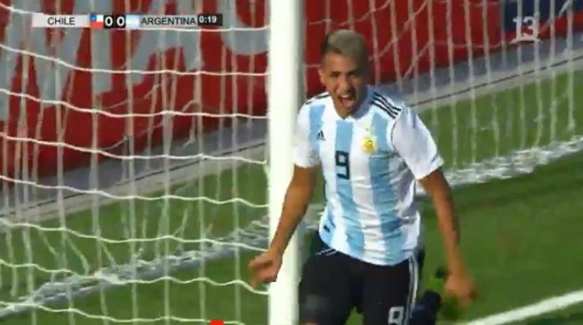 [VIDEO] El más rápido del Sudamericano: En apenas 17 segundos Argentina anota ante La Roja