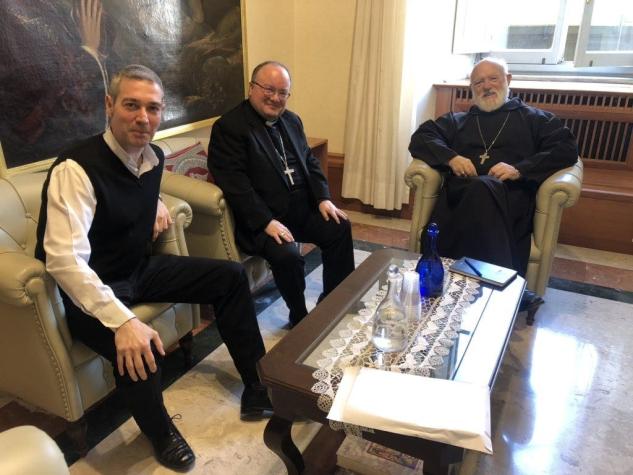 [VIDEO] Aós se reúne con obispo Scicluna en el Vaticano