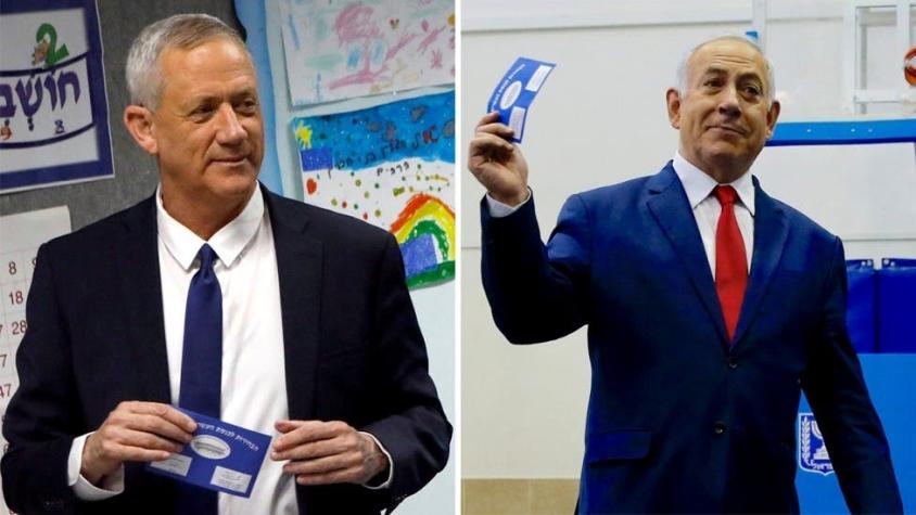 Elecciones en Israel: encuestas a boca de urna indican un resultado apretado entre Netanyahu y Gantz