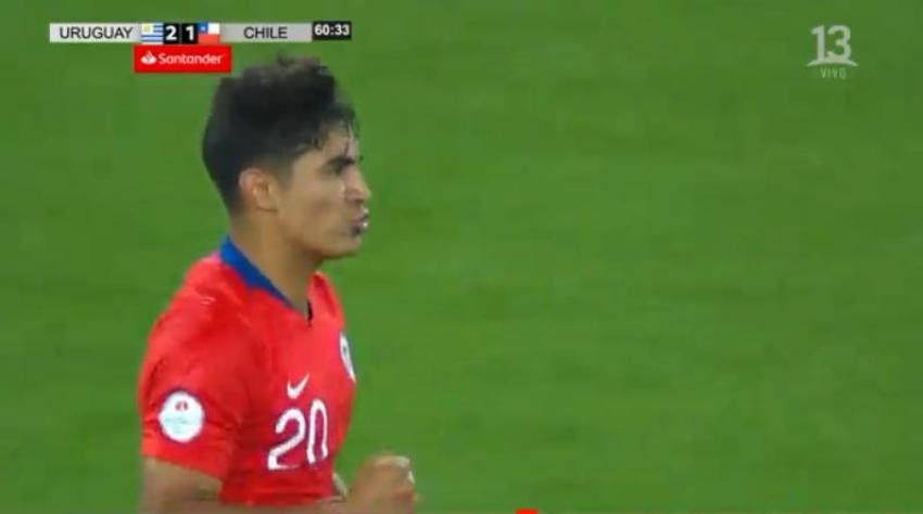 [VIDEO] Luis Rojas anotó el gol con que la Roja inició la remontada ante Uruguay