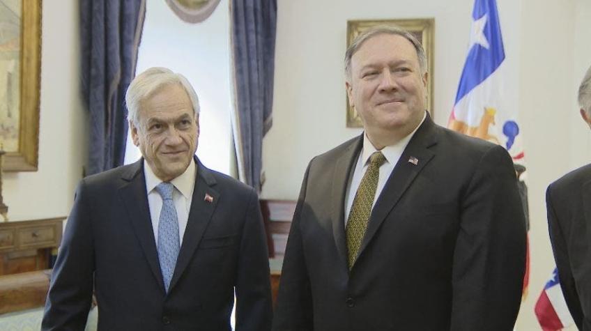 Secretario de Estado de los EEUU, Mike Pompeo, se reúne con el Presidente Piñera en La Moneda