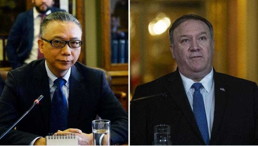 Embajador de China en Chile sobre dichos de Mike Pompeo: "Ha perdido la cabeza"