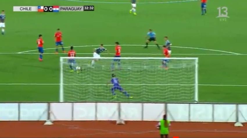 [VIDEO] La difícil pelota que salvó Julio Fierro en La Roja ante Paraguay en el Sudamericano Sub 17
