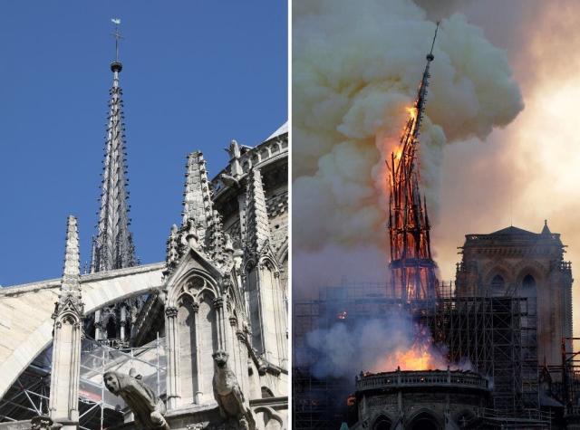 [INTERACTIVO] Revisa el antes y después de la Catedral de Notre Dame tras devastador incendio