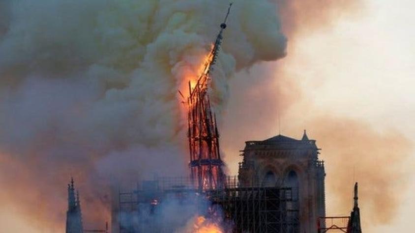Notre Dame: cuál es la historia de la emblemática aguja que se derrumbó en el incendio