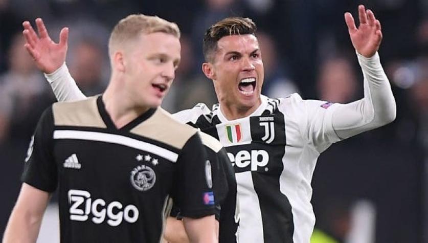 [VIDEO] El gesto de Cristiano Ronaldo para levantar al público de Juventus en la Champions
