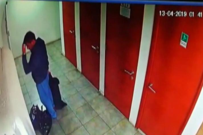 [VIDEO] Presuntos sobornos en Rancagua: Imágenes exclusivas muestran a juez Vásquez cargando bolsas