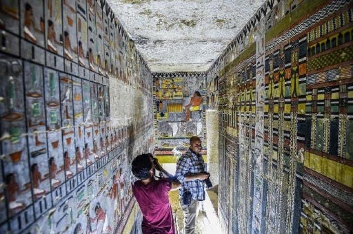 [FOTOS] Egipto: arqueólogos encuentran una tumba de 4000 años que parece recién pintada