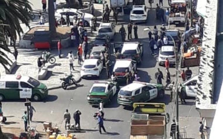 [VIDEO] Persecución policial deriva en balacera en Valparaíso