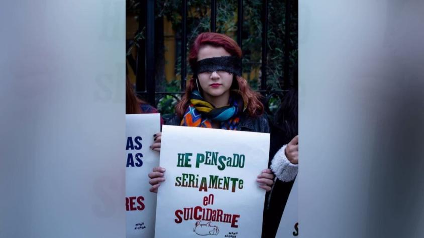 [VIDEO] Estudiantes de arquitectura de la U. de Chile protestan por sobrecarga académica