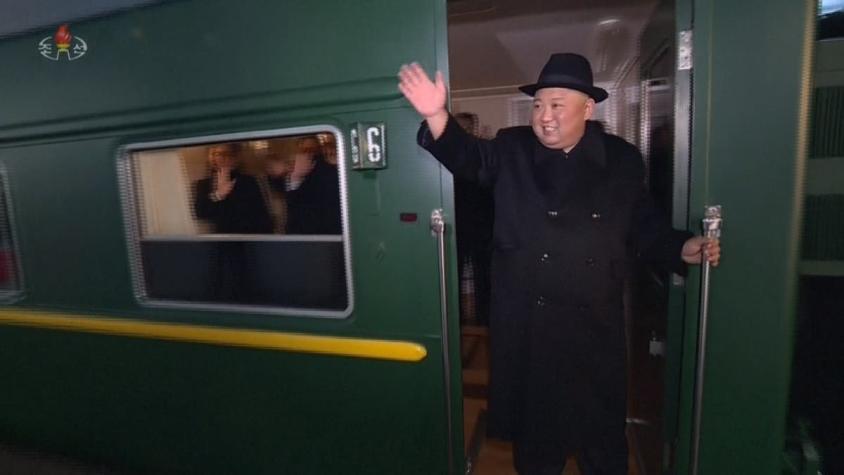 [VIDEO] Tren de Kim Jong- Un sufre "percance" al llegar a Rusia