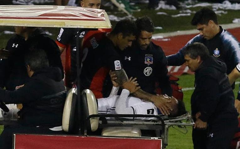 Colo Colo aclaró el estado de salud de Gabriel Suazo tras salir de la cancha en ambulancia