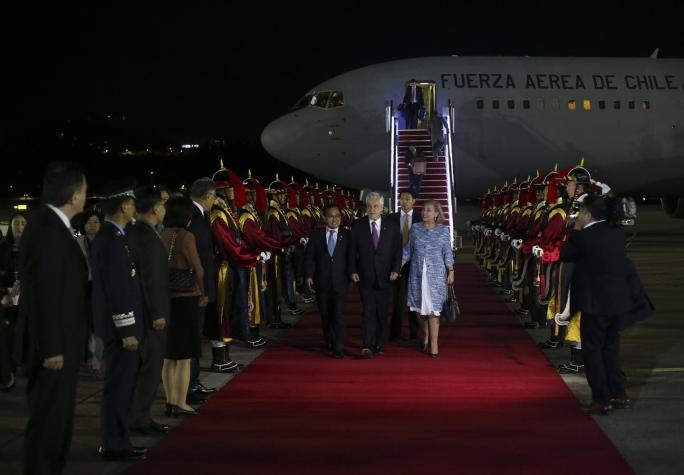 Piñera cierra gira por Asia reunióndose con Presidente de Corea del Sur