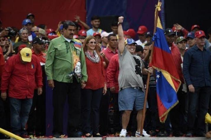 Diego Maradona se cuadra con Maduro: "Más unidos que nunca para derrotar un nuevo golpe de estado"