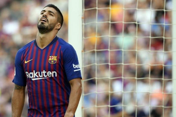 Barcelona asegura que Luis Suárez estará de baja "entre 4 y 6 semanas" tras operación a la rodilla