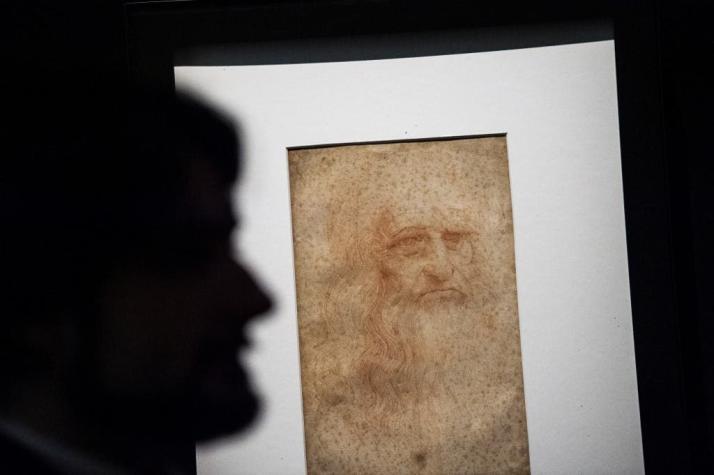 Descubren en el Reino Unido un retrato inédito de Leonardo da Vinci