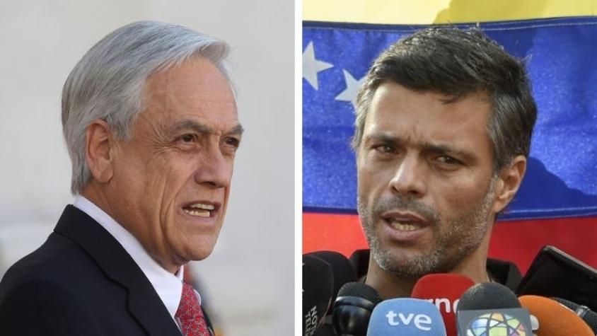 Crisis en Venezuela: Presidente Piñera conversó con Leopoldo López y su esposa