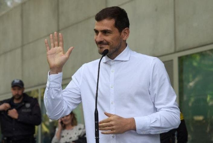 Iker Casillas recibió el alta: "No sé qué será el futuro, pero lo más importante era estar aquí"