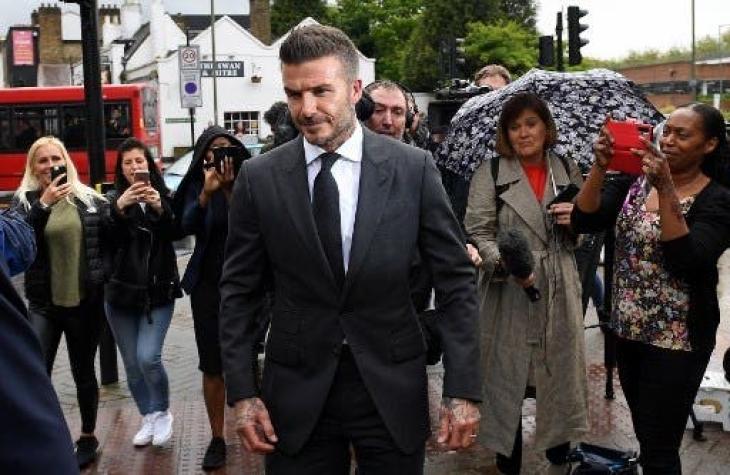 David Beckham es condenado por conducta irresponsable según la justicia inglesa