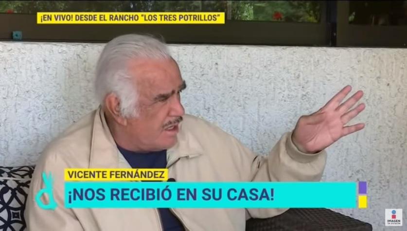 Hijo de Vicente Fernández lo defiende tras rechazar hígado por no saber si era de un "homosexual"