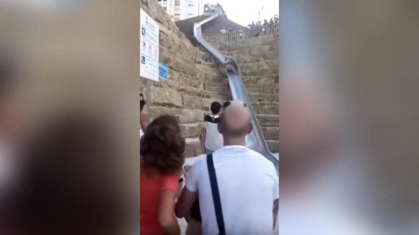 "Volé dos metros": Cierran el tobogán de casi 40 metros tras dolorosas quejas de usuarios en España