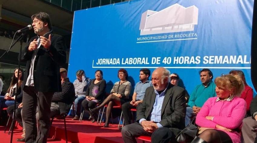 Jadue critica Reforma Laboral y lanza jornada de 40 horas para trabajadores municipales en Recoleta
