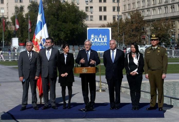 Piñera lanza plan Calle Segura: Estos son los puntos clave de la iniciativa