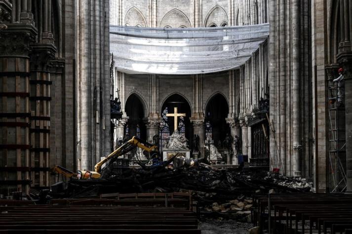 El importante hallazgo en los escombros de Notre Dame gracias a un robot