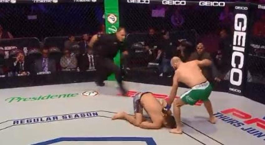 [VIDEO] MMA: un espectacular noqueo a diez segundos de comenzar la pelea