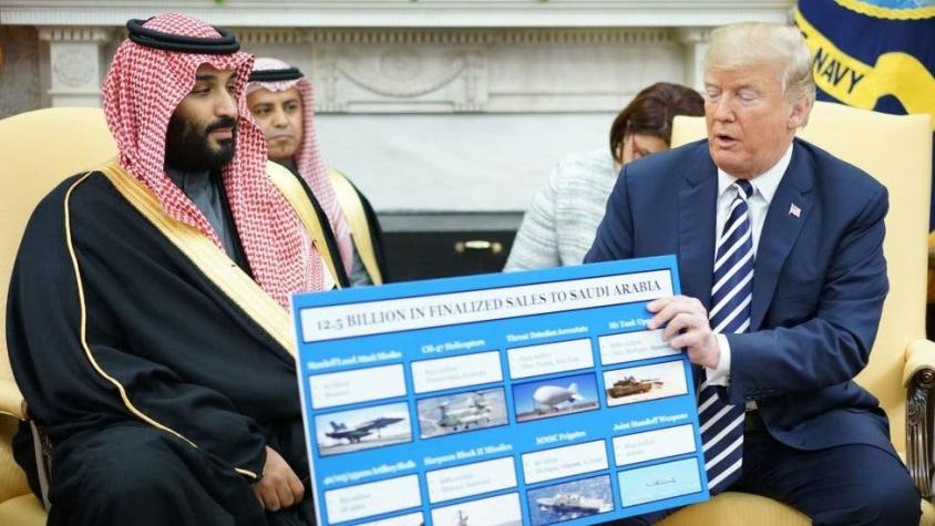 Donald Trump aprobó la venta de US$8.000 millones en armas a Arabia Saudita