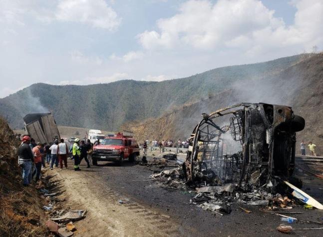 Un accidente de carretera causa 21 muertos en el este de México