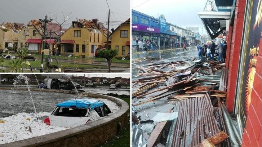 [FOTOS Y VIDEOS] Los graves daños que dejó en Talcahuano y Concepción el paso de dos trombas marinas
