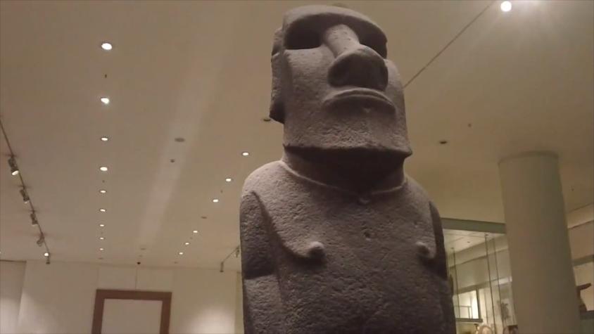 Equipo del Museo Británico visita Rapa Nui por el moái Hoa Hakananai’a