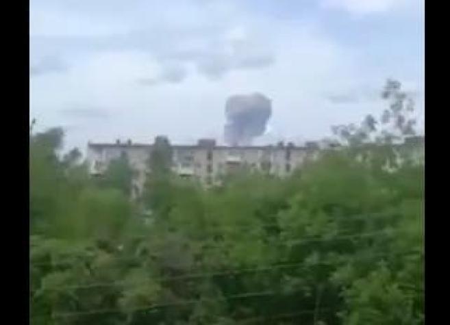[VIDEO] Al menos 38 heridos en fábrica de explosivos en Rusia