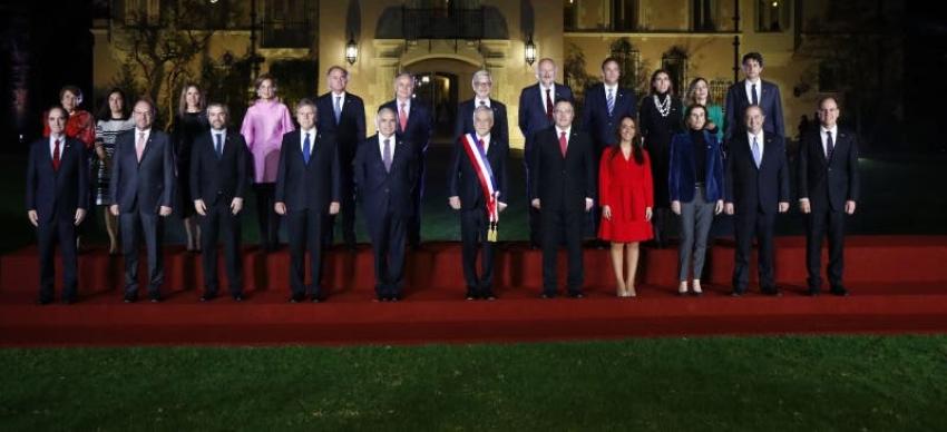 Cuenta Pública 2019: Así cambió el gabinete de Piñera en su foto oficial de Cerro Castillo