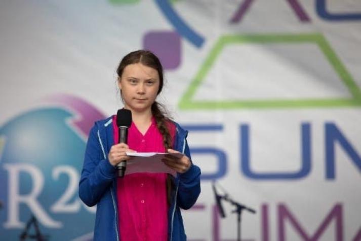 La activista Greta Thunberg vendría en barco a Chile para la COP25
