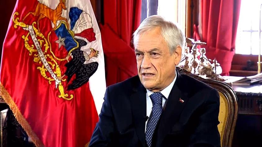 Presidente Piñera confirma éxito de Cuenta Pública en "horario prime" y ratifica acuerdo con la DC