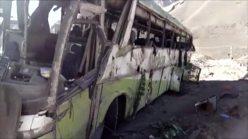[VIDEO] Turbus que volcó en Agentina hoy circula como bus Condor