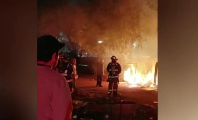 [VIDEO] Persona en situación de calle muere tras incendio en la comuna de Peñalolén
