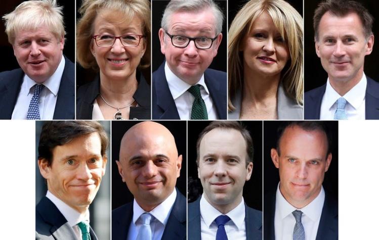 Los diez candidatos a reemplazar a Theresa May y su posición frente al Brexit sin acuerdo