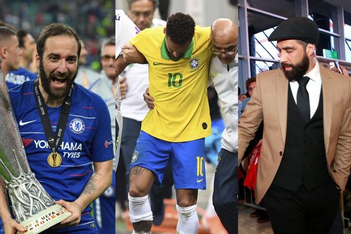 Con Bravo, Neymar e Higuaín: Este es el once ideal de los ausentes de la Copa América 2019