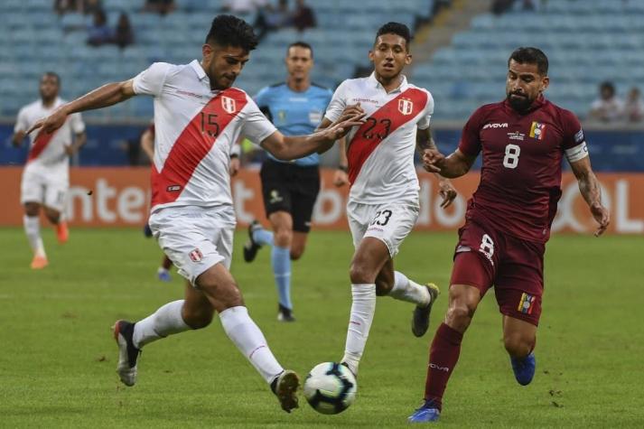 Venezuela y Perú reparten puntos tras un deslucido empate sin goles